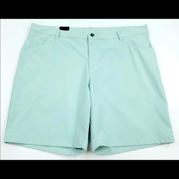 Adidas Adicross Mens 42 Beyond 18 5 Pocket Stretch Golf Shorts Ash Green NWT $75 - Picture 1 of 9